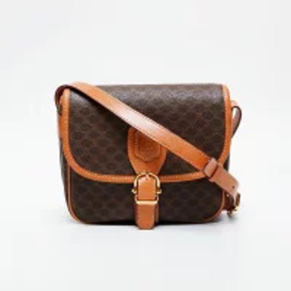 Celine Macadam Shoulder Bag Brown - Picture 2 of 13